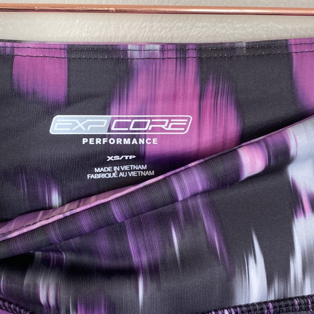 Express Exp Core Performance Pattern Leggings - P… - image 4